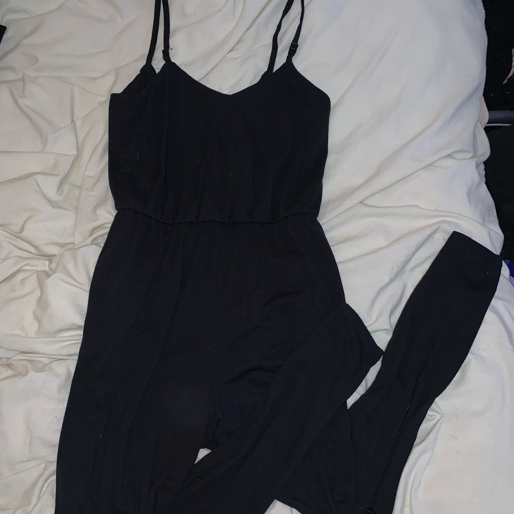 Black cotton/spandex jumper